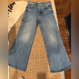 MOTHER The Tomcat Roller Light Blue Flare Jeans 27